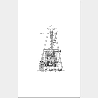 United States Office Patent - Electric Metronome E.K.Adams Posters and Art
